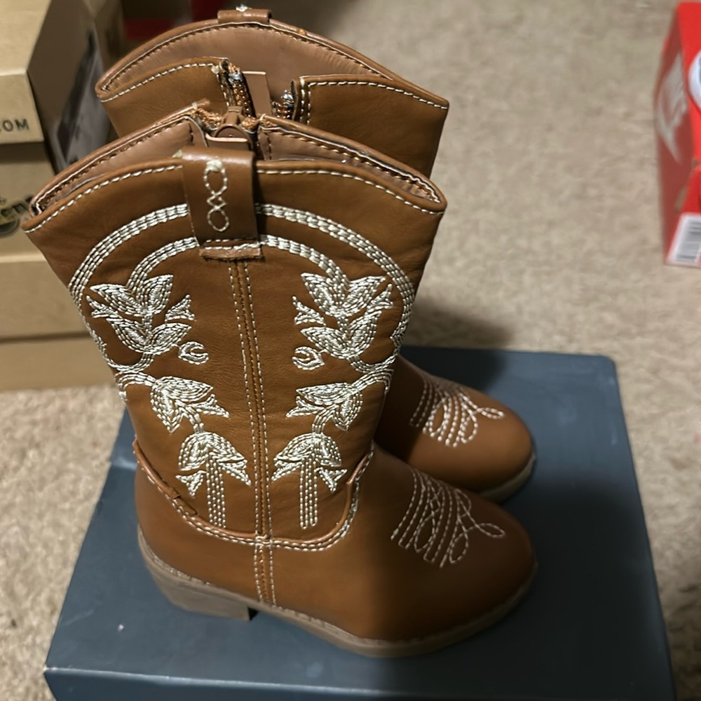 Toddler Stepping Stones Cowboy Boots
Size 5